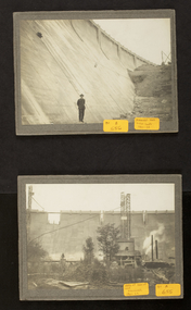 Photographs: The Maroondah Dam Wall Under Construction, 1921-1922