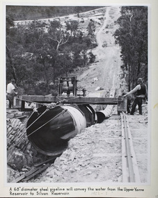 Photograph - Steel Pipeline, 1952