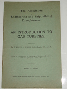 Book, An Introduction to Gas Turbines