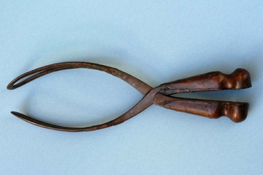 Smellie's obstetric forceps, c. 1750