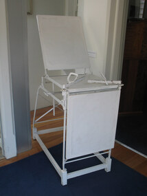Tool - Gynaecological examination chair associated with Dr Robert Zacharin, 1920