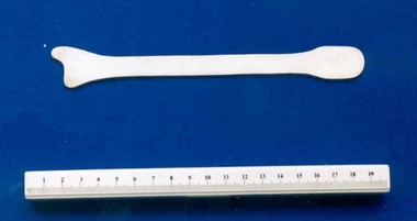 Pap smear spatula used at the Mater Maternity Hospital, Brisbane