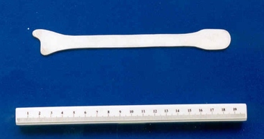 Instrument - Pap smear spatula used at the Mater Maternity Hospital, Brisbane