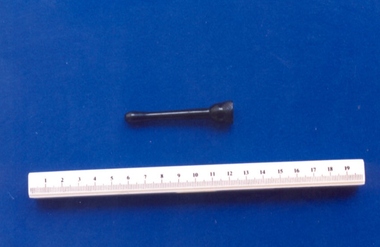 Rectal or vaginal irrigator nozzle associated with midwife Mary Howlett, c. 1866 - 1920