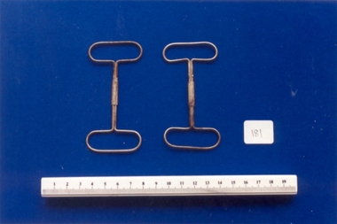 Tool - Metal clamps used by Dr Mitchell Henry O'Sullivan