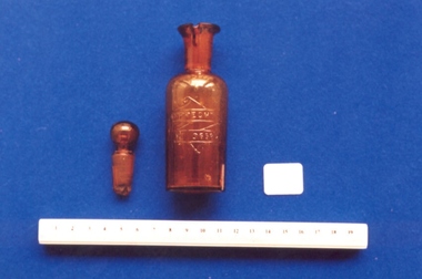 Lamprecht's anaesthetic (chloroform) bottle used by Dr Mitchell Henry O'Sullivan, Lamprecht
