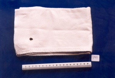 Towel used by Dr Mitchell Henry O'Sullivan