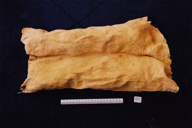 Chamois bag used by Dr Mitchell Henry O'Sullivan