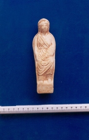 Plaster figurine of Virgin Mary collected by Dr Frank Forster, c1974?