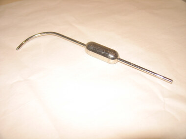 Mucus catheter associated with Professor Bruce Mayes, c1932