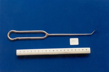 Tool - Broad ligament needle associated with Dr William Geoffrey Wicks