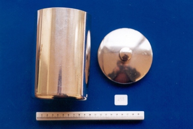 Steel surgical canister