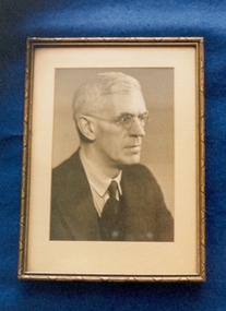 Framed photograph of Professor Gilbert Strachan