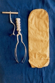 Neville-Barnes obstetric forceps used by Dr Lorna Lloyd-Green