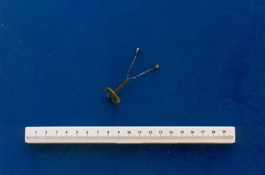 Wishbone pessary associated with Dr Cyrus Jones