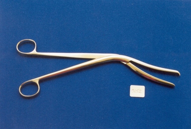 Cheatle sterilisation forceps used by Dr Lorna Lloyd-Green, Allen & Hanburys, England