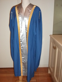 President's gown worn by Dr Mercia Barnes, RNZCOG President, c.1990
