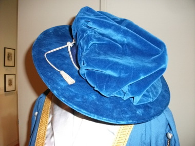 College hat worn by Dr Mercia Barnes, RNZCOG President, c.1990