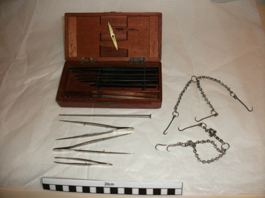 Surgical kit used by Lord Joseph Lister, Archibald Young of Edinburgh, 1870s