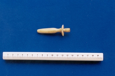 Enema syringe connection associated with midwife Mary Howlett, c. 1866 - 1920