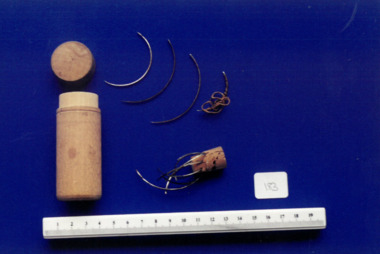 Tool - Collection of suture needles used by Dr Mitchell Henry O'Sullivan