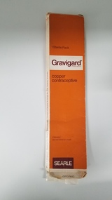 Equipment - Gravigard IUD associated with Dr Lachlan Hardy-Wilson, Searle Laboratories