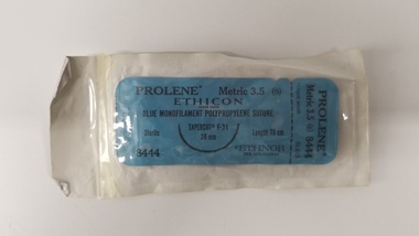 Equipment - Prolene Ethicon suture associated with Dr Lachlan Hardy-Wilson, Ethnor Pty Ltd