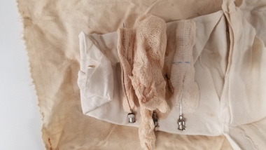 Equipment - Collection of three needle attachments associated with Dr Lachlan Hardy-Wilson