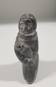 Sculpture - Stone carving of mother and child
