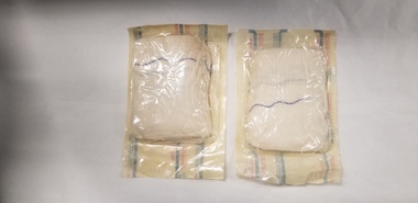 Two packets of packing gauze, Johnson & Johnson