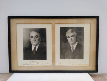 Photograph (item) - Framed portrait photographs of Dr Charles Mayo and Dr William Mayo