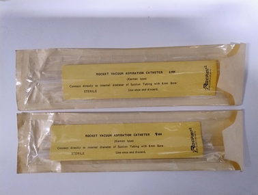 Instrument - Unused Rocket vacuum aspiration catheters, Karman type, Rocket & Co, London