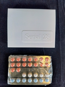 Unknown - Two strips of Serial 28 medication with carry case