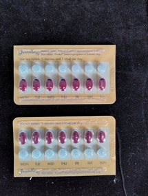 Unknown - Two strips of Provelle 28 medication, c.1995-1996