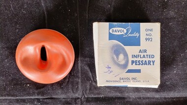 Davol air inflated pessary in box, Davol