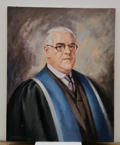 Painting - Portrait of Dr Frederick Arthur Maguire, Stanley Ballard, 1977
