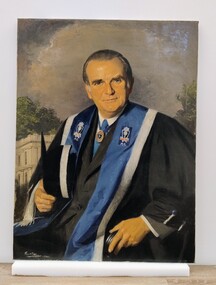 Painting - Portrait of Dr. I.A. McDonald, Paul Fitzgerald, 1992