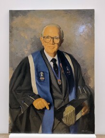 Painting - Portrait of Dr. K.G. Cockburn, Paul Fitzgerald, 1990
