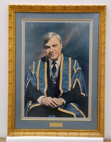 Painting - Reproduction of portrait of Professor C.A. Michael, Drewfus Gates, 1993