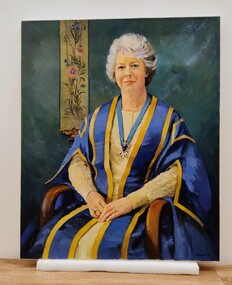 Painting - Portrait of Dr Heather Munro, Romola Templeman, 1997