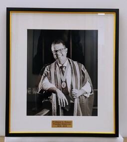 Photograph - Colour photograph of Professor S.J. Robson