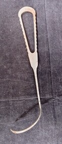 Instrument - Curved needle holder associated with Dr Felix Meyer, Down Bros., London