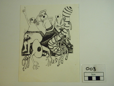 Drawing, Concept Drawing for the production of 'Forest in the Night' 1995, 1995