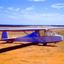 Silver glider in field awaiting launch