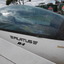 Close -up of glider canopy