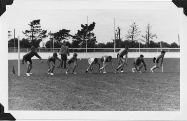 Photograph - Geelong East Technical School 1958 Athletic Sports Day 100yards Sprint, 100 yards sprint