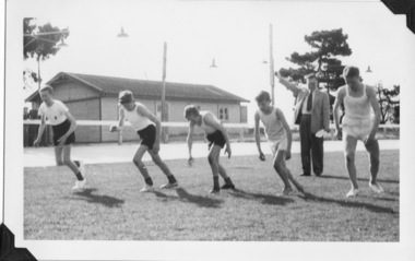 Photograph - Geelong East Technical School 1958 Athletic Sports Day Western Oval