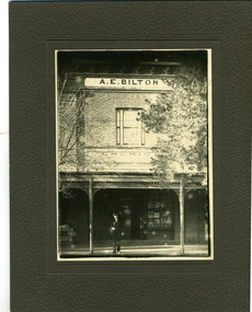 Photograph, A. E. Bilton's Pharmacy 1922, 1922