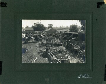 Photograph, Charlton Foundry yard c. 1910