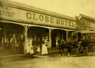 Photograph, Globe Hotel c. 1891